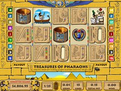 Treasures of Pharaohs 15 Line slots